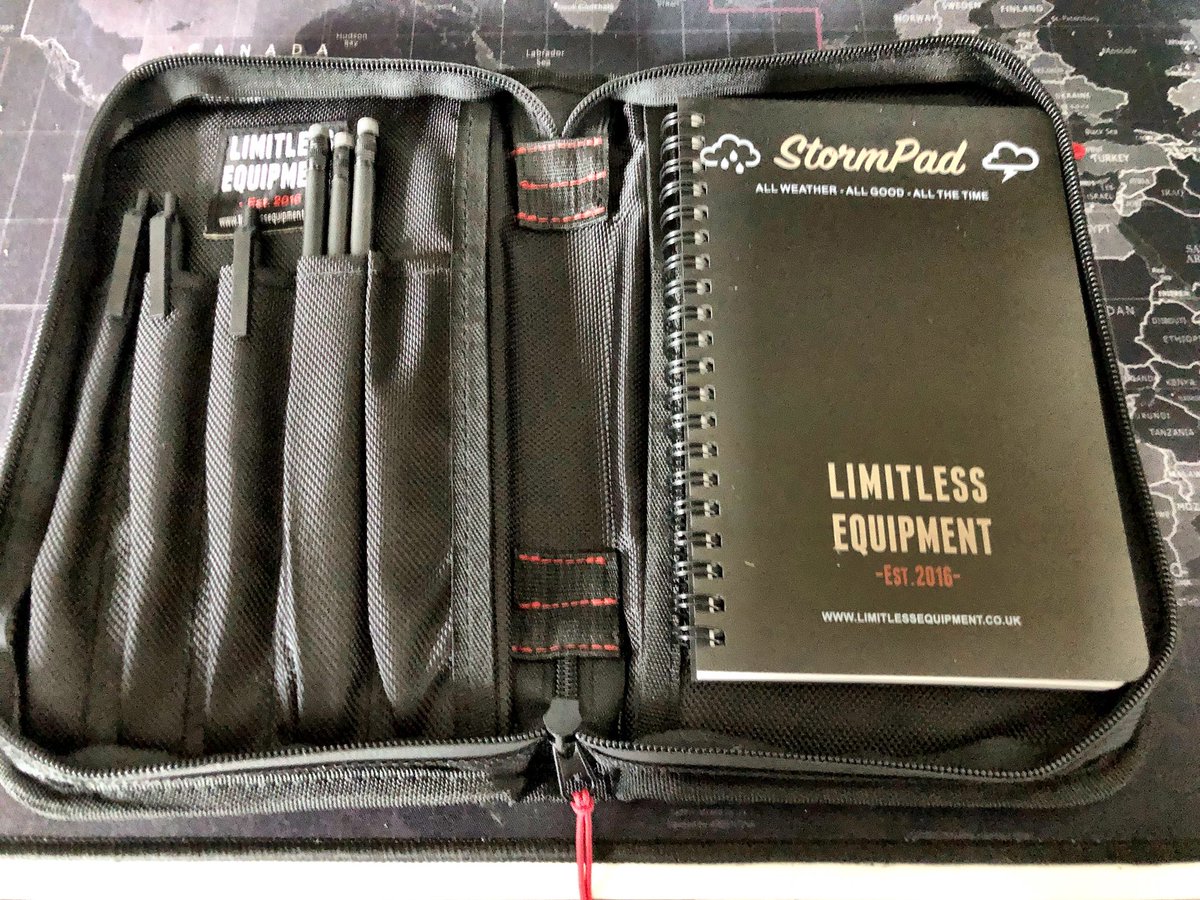 CGA_Kev's tweet photo. Absolutely loving my new waterproof tactical folder and #StormPad waterproof notepad from @LimitlessEqpt ready for the next callout as used by the @RNLI. Great bit of kit to add to my operational gear 🤓 #999Coastguard 📟#alwaysoncall https://t.co/zvWT6CSuLy