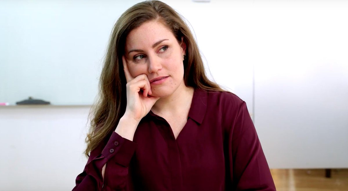 Devin_Kristina's tweet photo. *NEW VIDEO ALERT* 

Lucy discusses, with herself, if anyone noticed her crying in the middle of the office. #Multitudes

WATCH WATCH WATCH: https://t.co/v3wcZbBUU6 https://t.co/3SLxXSU1Pz