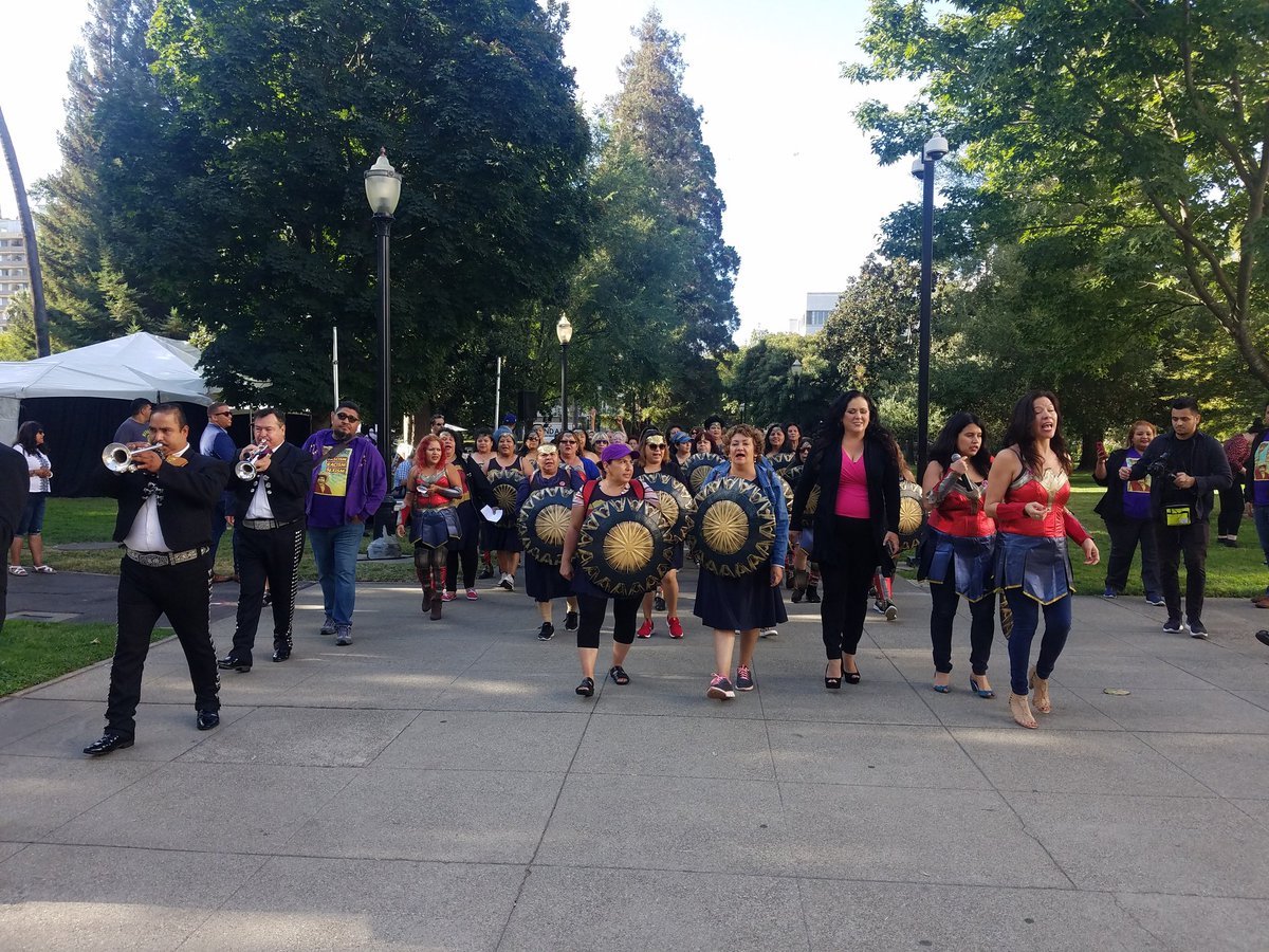 Western_Center's tweet photo. #yabasta @seiuusww superheroes starting the #EndOfSession day out right - calling for support of #CALeg #AB547 by @AssemblyDems @LorenaAD80 @LorenaSGonzalez to address #RapeOnTheNightshift cc: @GavinNewsom @CAgovernor https://t.co/RgjfWyI8RV