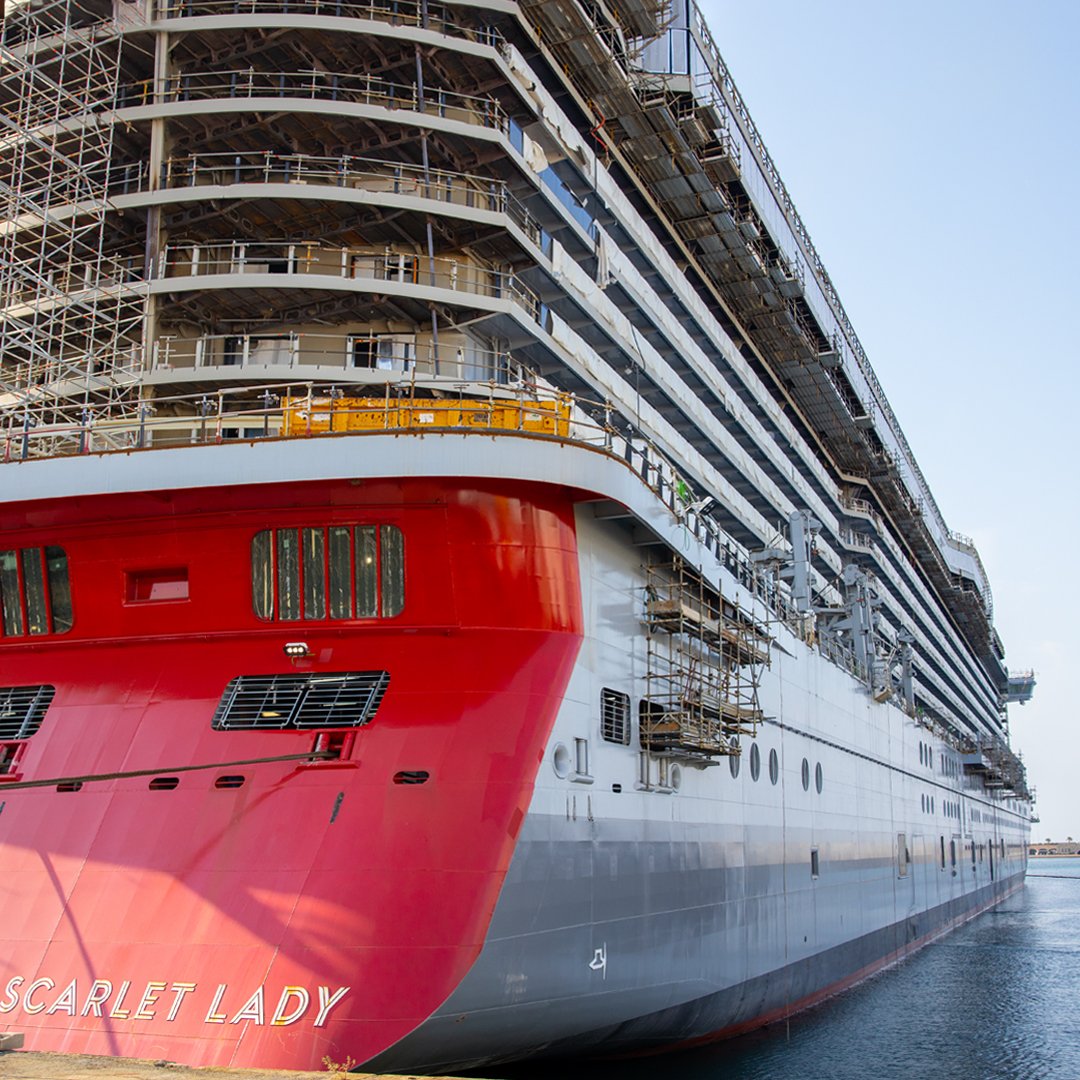VirginVoyages's tweet photo. Is it November yet?!?! Asking for Scarlet, she can't wait for her sea trials to start 🚢🌊 https://t.co/kok37FAx9n