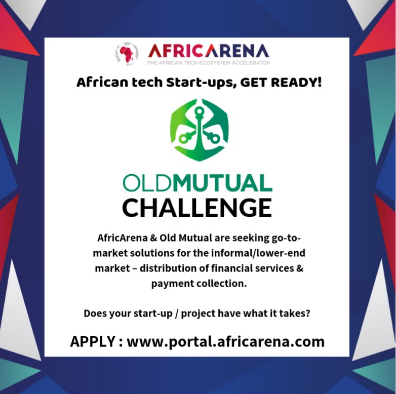 EtriLabs's tweet photo. [JJ-3] #Startups! Vous pouvez encore postuler aux challenges de @sanofi @ENGIEgroup @FantomFDN @OldMutualSA ! Saisissez cette chance de pitcher lors de @AfricArena2019 à #CapeTown et de collaborer avec ces grands groupes! #innovation #Entrepreneur 👉🏾 https://t.co/vTdm9kYndt https://t.co/7hnv6ZFpqV