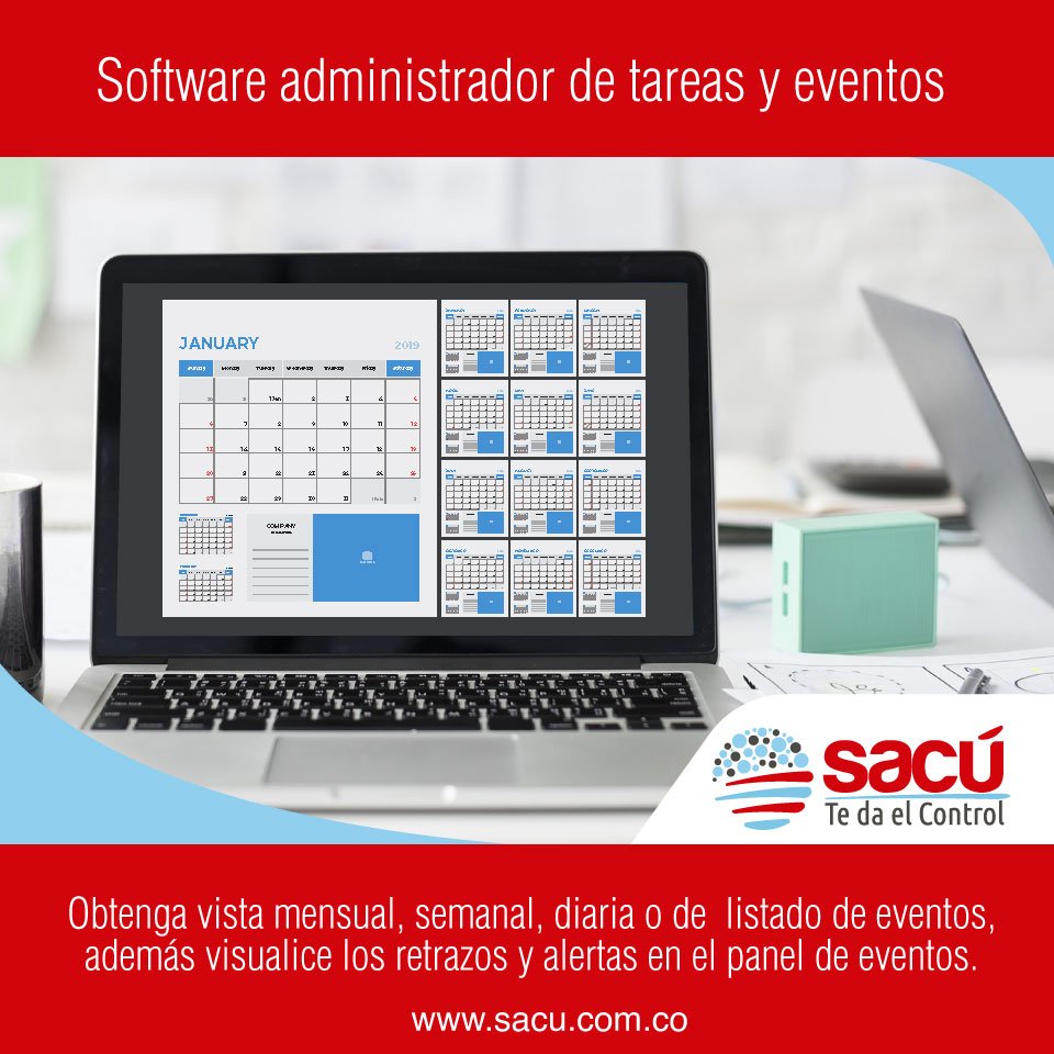 ControlSACU's tweet image. Con nuestro CRM podrá obtener vista mensual, semanal, diaria o del listado de eventos, además visualice los retrazos y alertas en el panel de eventos. Conoce más beneficios ➡️ bit.ly/2m5CINS