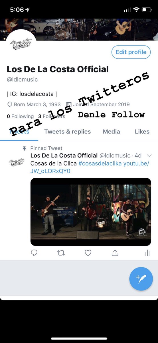 edgarvasquez_10's tweet photo. @ldlcmusic ya en Twitter ✌🏻 https://t.co/PO3NeZibRs
