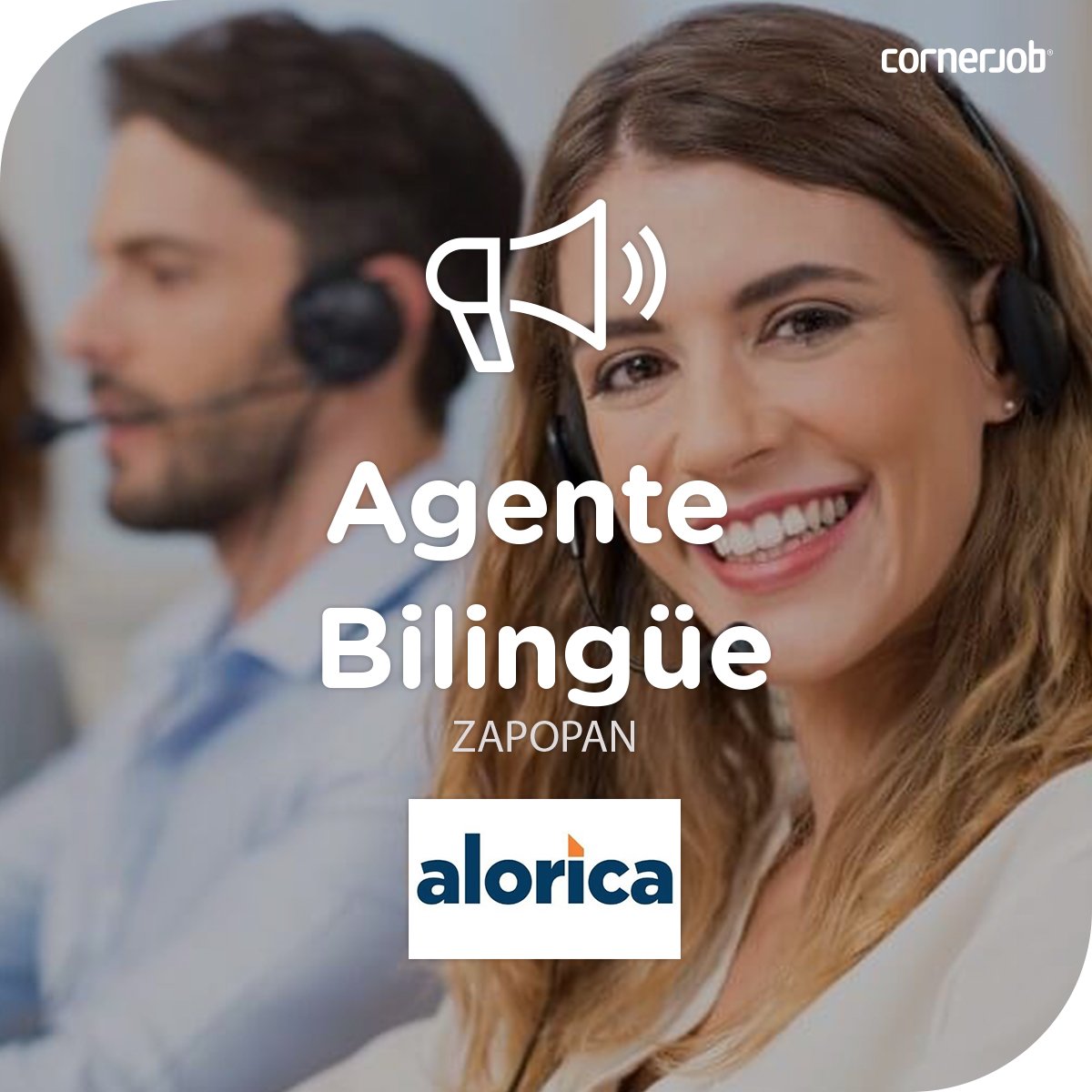 CornerJob_mx's tweet photo. 🔊 #OfertaDeTrabajo: Se solicita AGENTE BILINGÜE para trabajar en ALORICA #ZAPOPAN
Más info ➡️ https://t.co/o5beetvRv7 https://t.co/8nOjb6xSsC