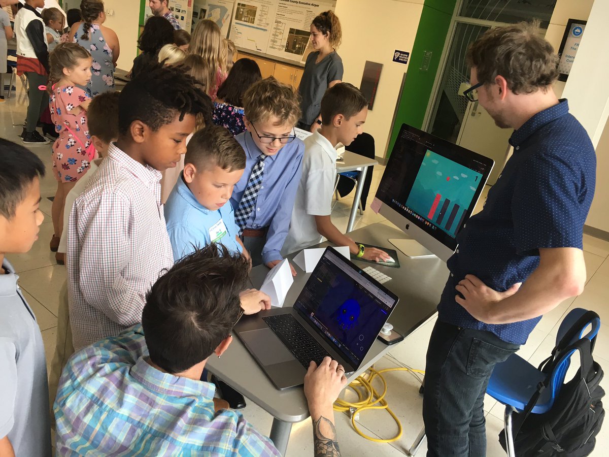 One of my favorite days of the year. Elementary students from <a href="/BVWolfSprings/">Wolf Springs Elementary</a> come to collide with business partners and explore their passions <a href="/BVCAPS/">@BVCAPS</a>!  <a href="/BVDrWhite/">Todd Edward White</a>
