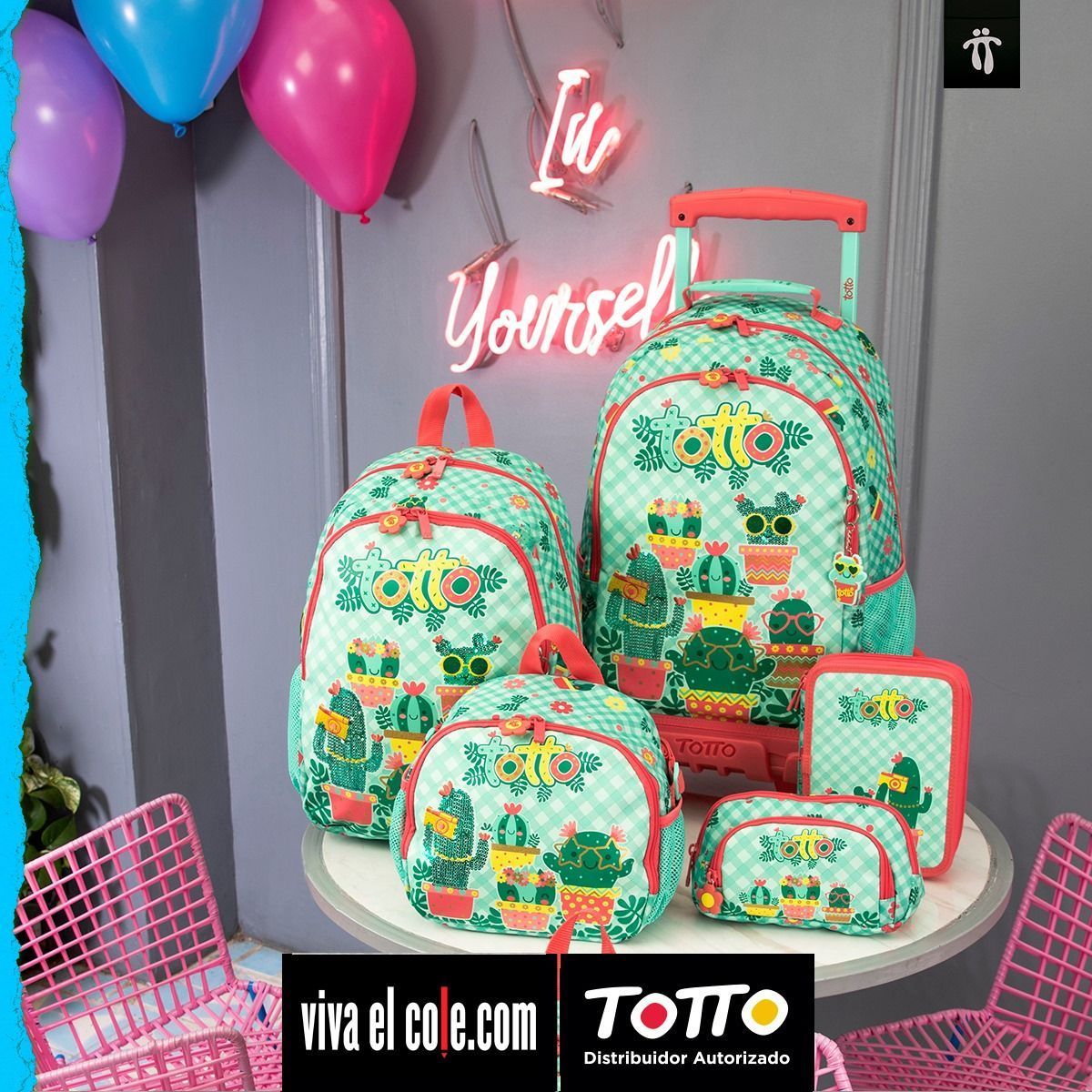 Tu hija estará encantada de volver al cole equipada con la nueva colección Lovely Kactus de Totto y así, ¡todos felices! <a href="/Vivaelcolecom/">Viva el cole.com</a> 
bit.ly/lovely-Kactus-…
#ClickCanarias #VueltaAlCole #materialescolar