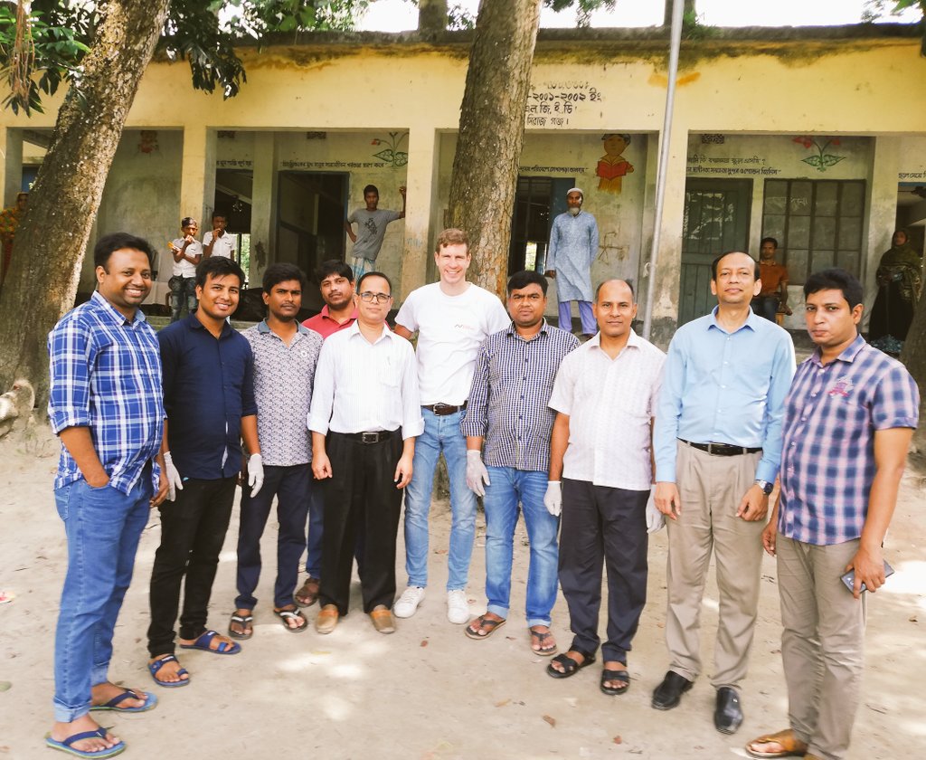 So happy I was able to be part of this wonderful Bangladeshi #Starworms team the past week. They are truly motivated to verify #mebendazole efficacy to #STH in their country. We will know the results in a couple of weeks!