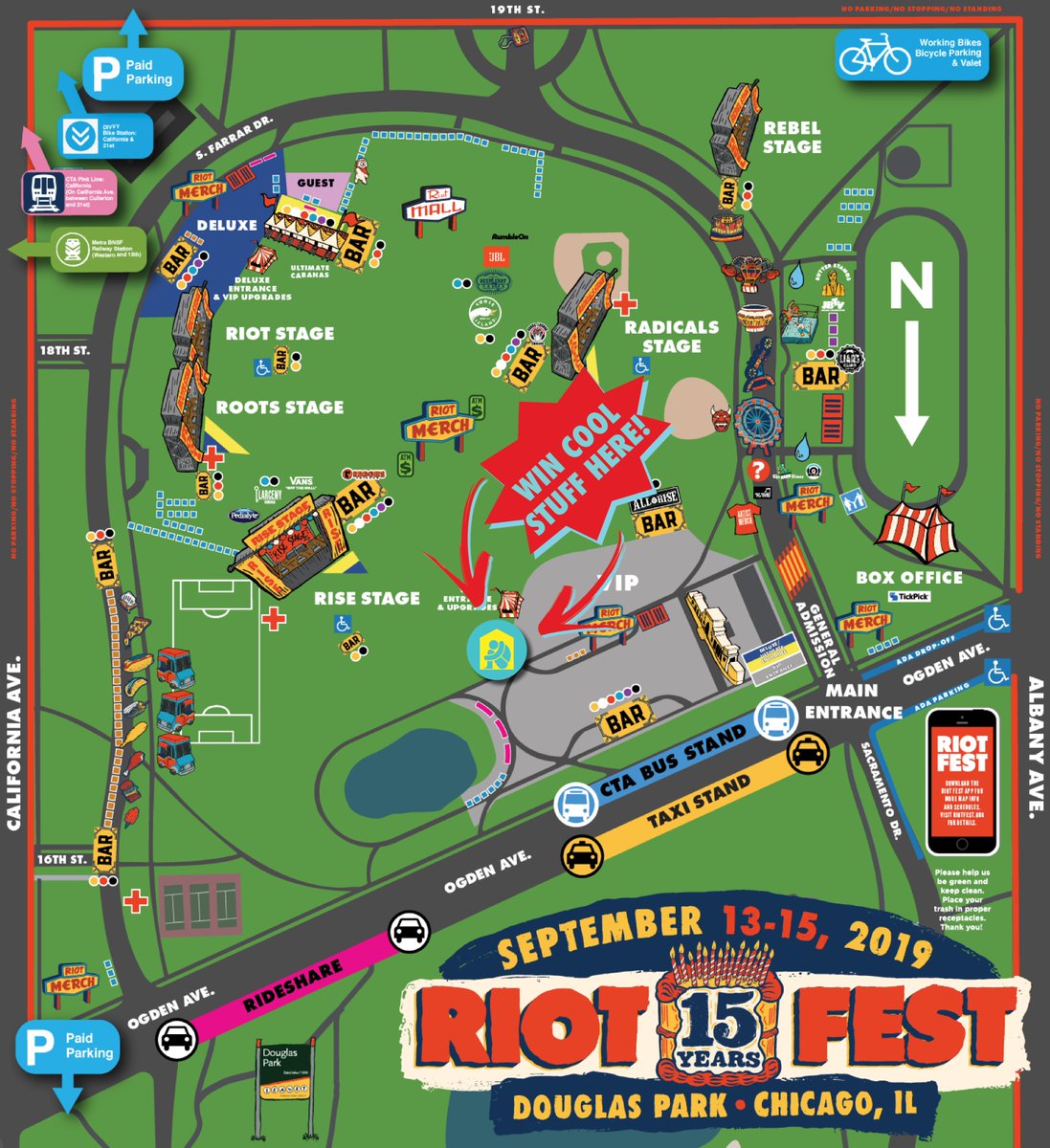 riot fest chicago map Cch Riot Fest On Twitter How To Find Us At Riotfest In 2 Days riot fest chicago map