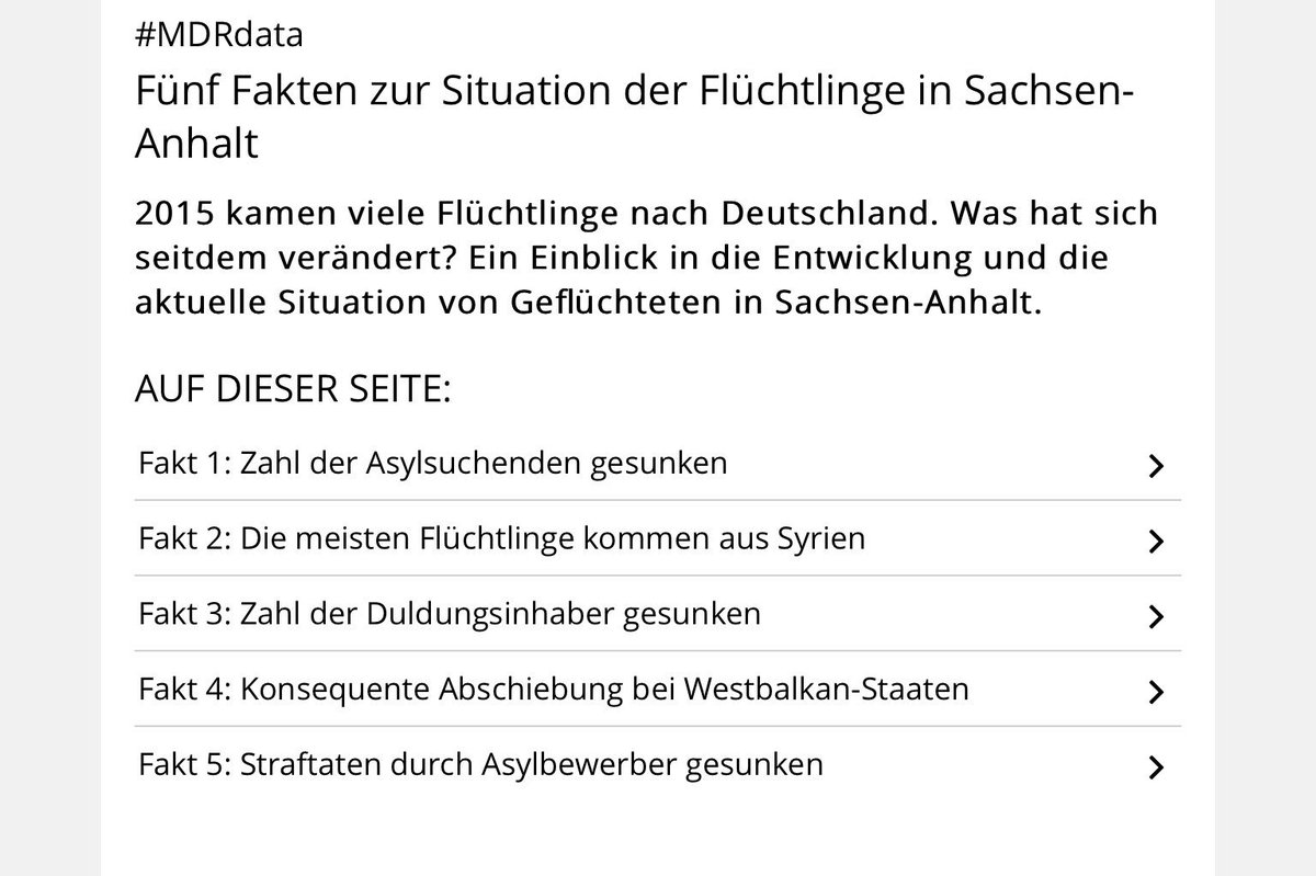 christian_buch's tweet image. Fünf Fakten zur Situation der Flüchtlinge in Sachsen-Anhalt mdr.de/sachsen-anhalt… #mdrdata