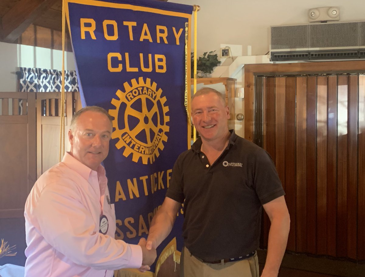RotaryNantucket's tweet photo. Thank you James Russell for speaking to the Club about all the Nantucket Historical Association programs and the economic history of the whale oil trade.
#ServiceAboveSelf
@ackhistory https://t.co/YXmciO2ejI