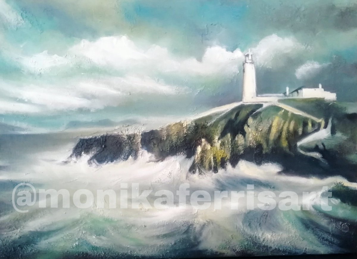 Getting ready for #ArtSource #RDS in November  #artsource2019 #christmas2019 #Lighthouse #seascape #artlovers #giftideas #irishscenery #interiordesign #WhatsOn #monikaferrisart #perfecfgift #paintinginprogress #art #interiordesigndublin #affortableart #homedecor #arts