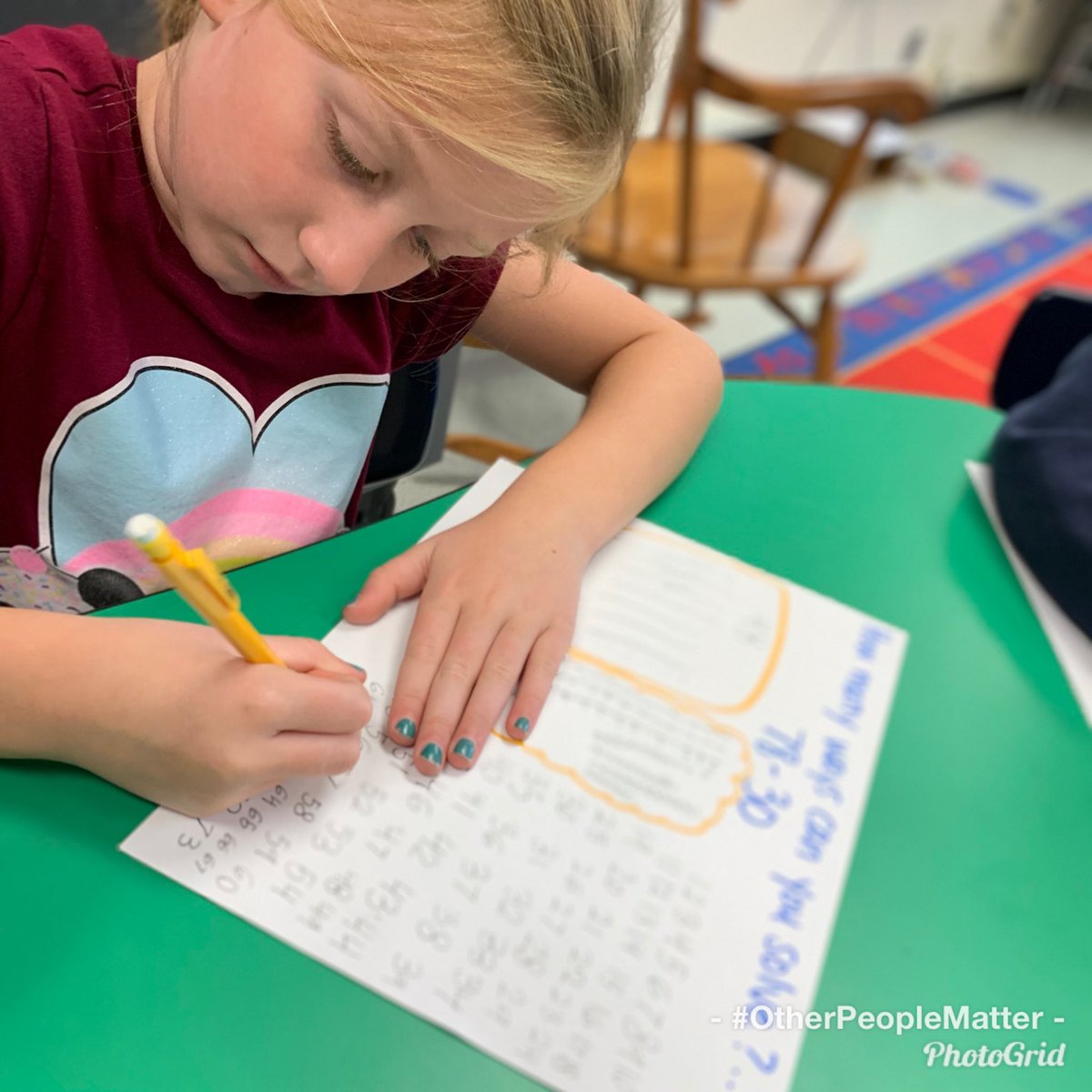 Ms_NThompson's tweet photo. What happens when students value process over product? 🤔💯😳#perseverance #patience #curiosity #creativity #teamwork #p2fire 🔥 @PosProject @BCSDBEES #OtherPeopleMatter #mathworkshop #GrowthMindset #howmanywayscanyousolve https://t.co/b55ZRYhZW6