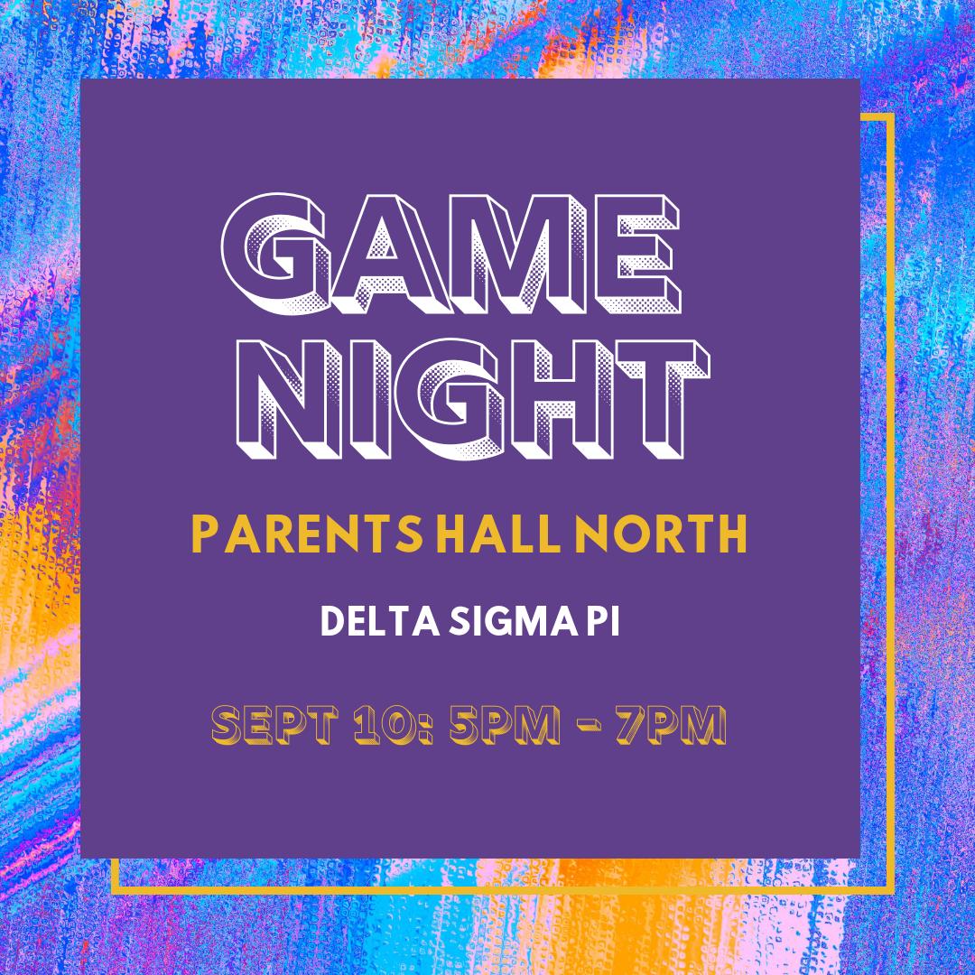 Throwin' it back to the 2000s for Game Night! Join us in Upper Olmsted from 5-7pm!