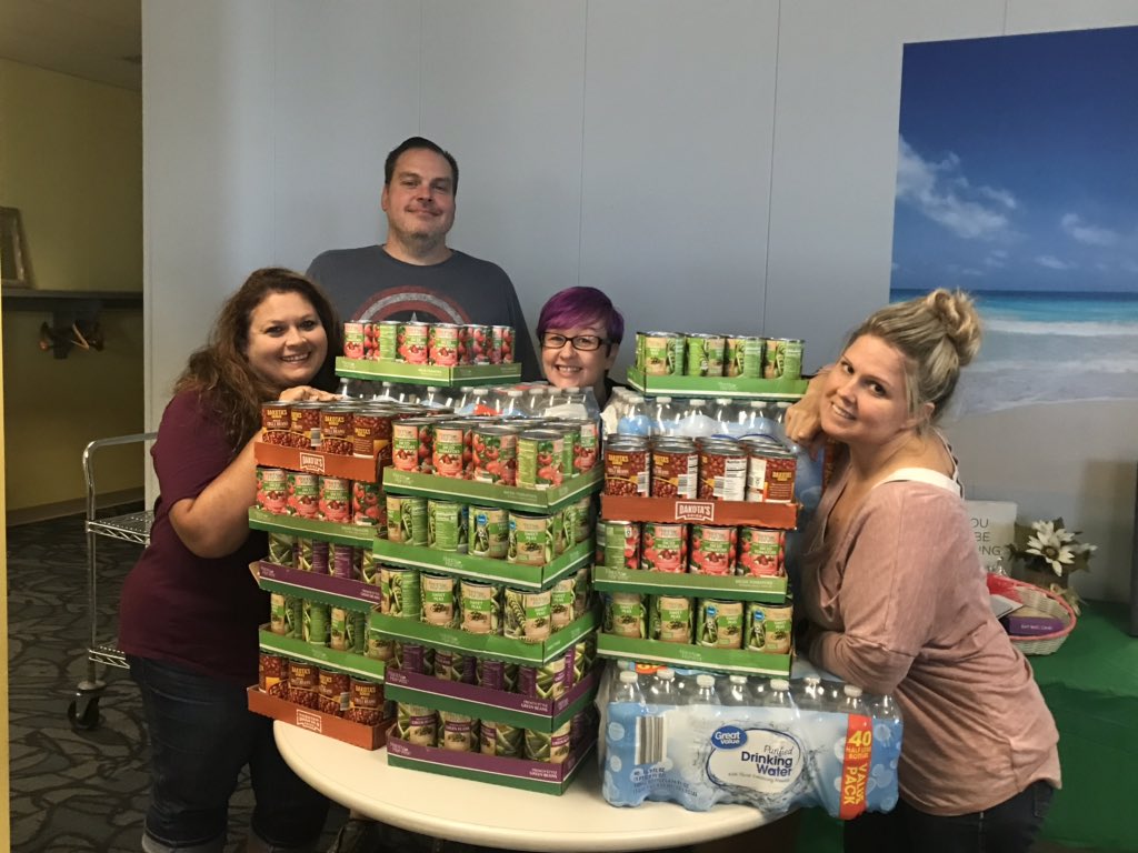 OOPIndyBeProud's tweet photo. Way to go Indy!   OOP canned food drive!   #OOPIndyBeProud #GarciaBeProud #Over1000lbs https://t.co/qHcKpyOqYW