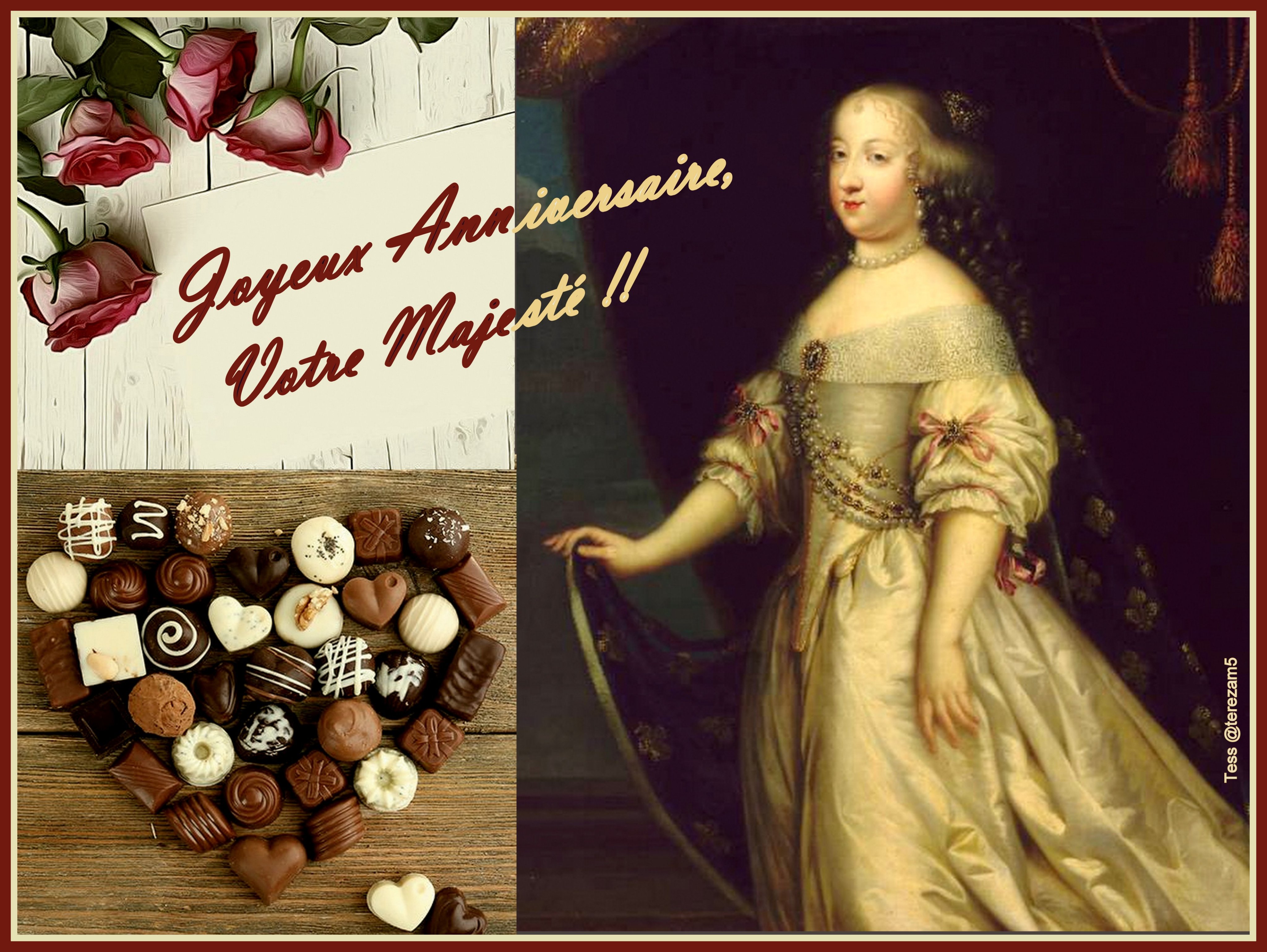 Tess Joyeux Anniversaire Lareinedefrance Vivelareine Lacour T Co Saavz81yhh Twitter