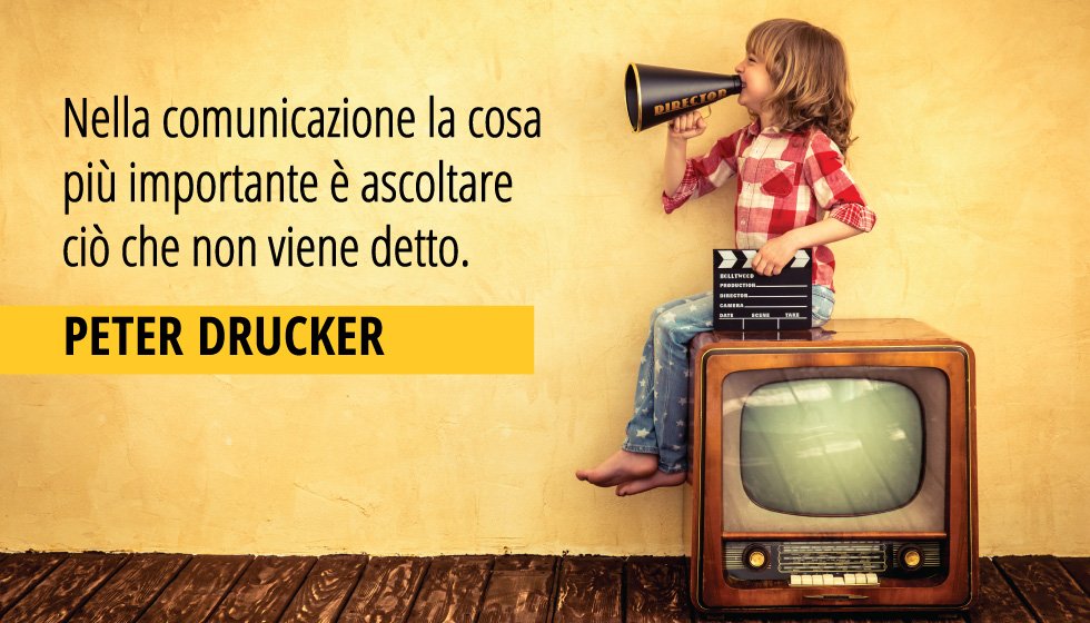 donatocremonesi's tweet image. Nella comunicazione la cosa più importante è ascoltare ciò che non viene detto.
#Drucker #citazione #comunicazione