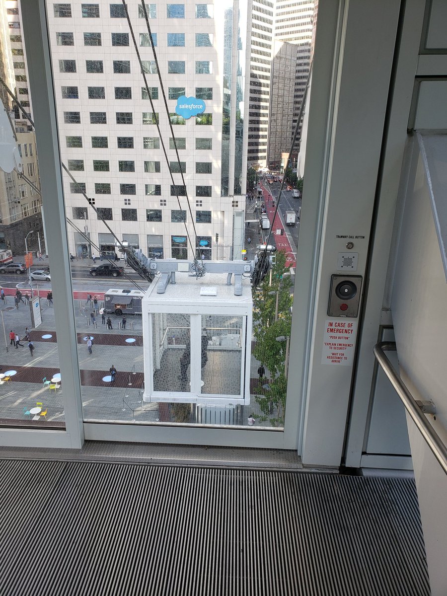pete_ratto's tweet image. Had some time between meetings this AM.  So, went over to Salesforce Transit Center to ride the gondola up to the High Line-esc park. #transitweek2019