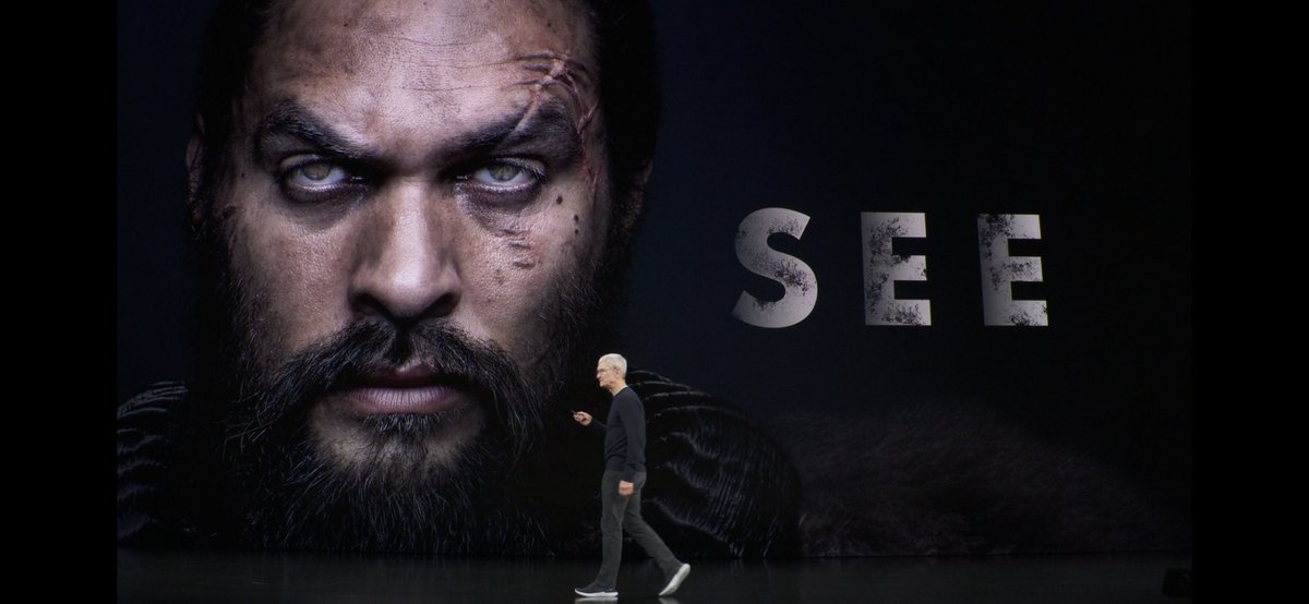 #SEE trailer just premiered live from the #Apple stage #AppleTVPlus wohoo! Can’t wait for you guys to SEE