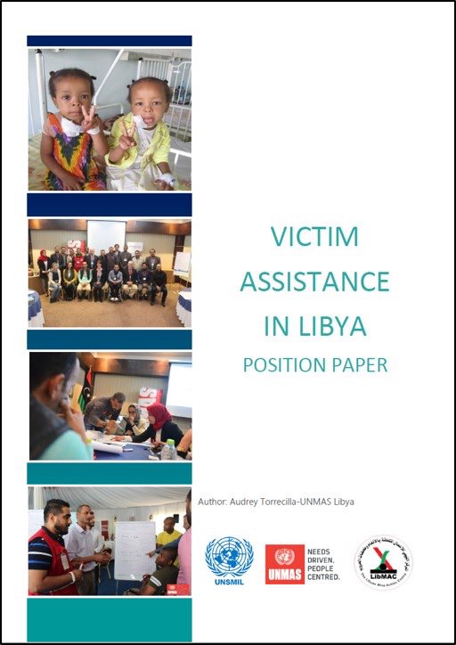 UNMAS's tweet photo. UNMAS presented the findings of the first-ever #VictimAssistance (VA) paper to implementing partners in #Libya, donors and the #LibMAC. The paper offers tangible recommendations to strengthen VA in Libya and provides a basis for the development of a national VA strategy. https://t.co/YzfgS2TG1l