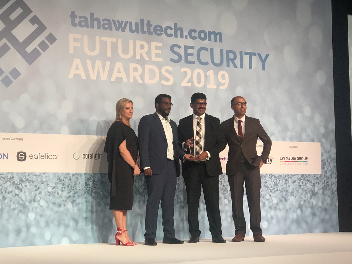 tahawultech's tweet photo. Best Digitalisation &amp; Cybersecurity Provider award goes to #TÜV Rheinland! Congratulations! @tuvcom_presse #FutureSecurityAwards https://t.co/QTcDocK8w5