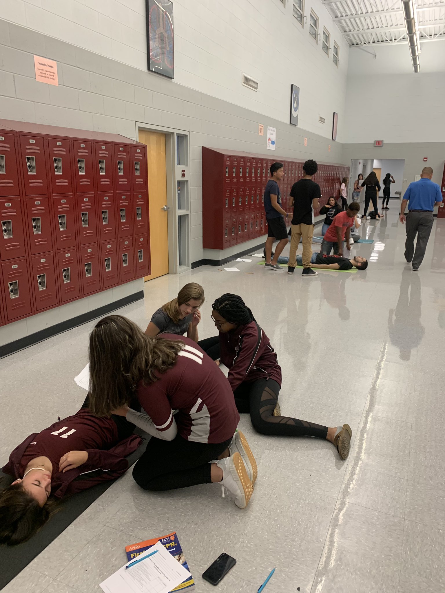 Wiregrass Ranch High on Twitter "First Aid & Safety students