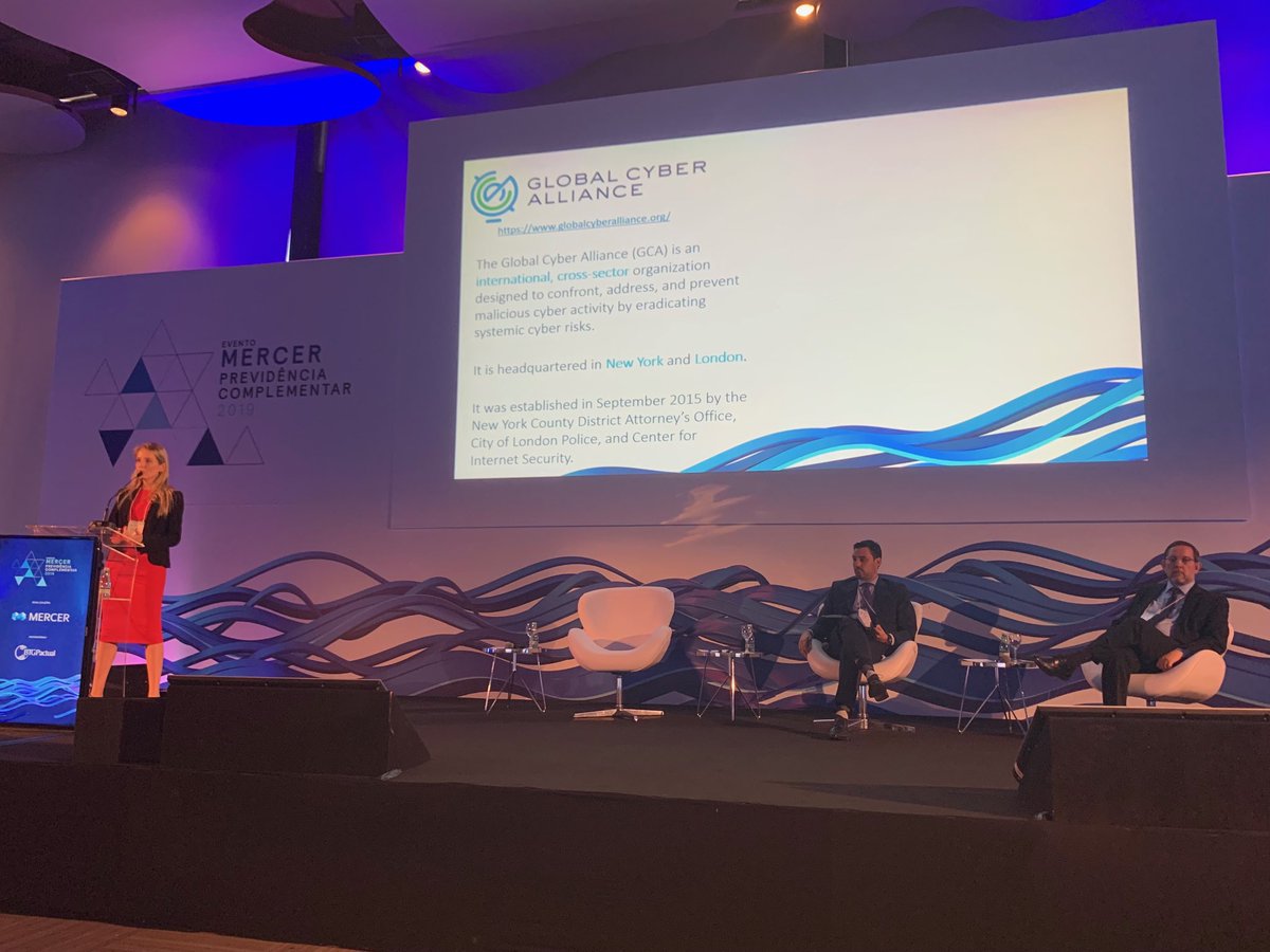 eckersdorff's tweet photo. Marta Schuh, Tiago Calcada e Silvio Rangel em painel sobre Cyberrisk & LPGD. #empc2019 https://t.co/HIvMo7pH2e