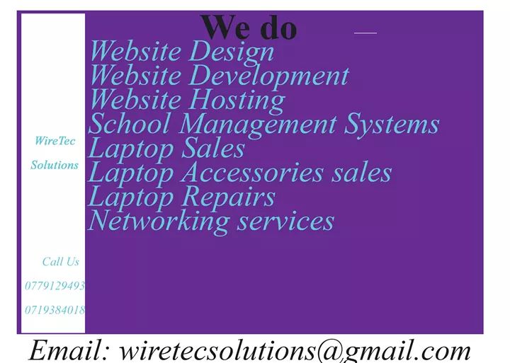 ComputechZW's tweet image. Contact us for your website design and hosting.