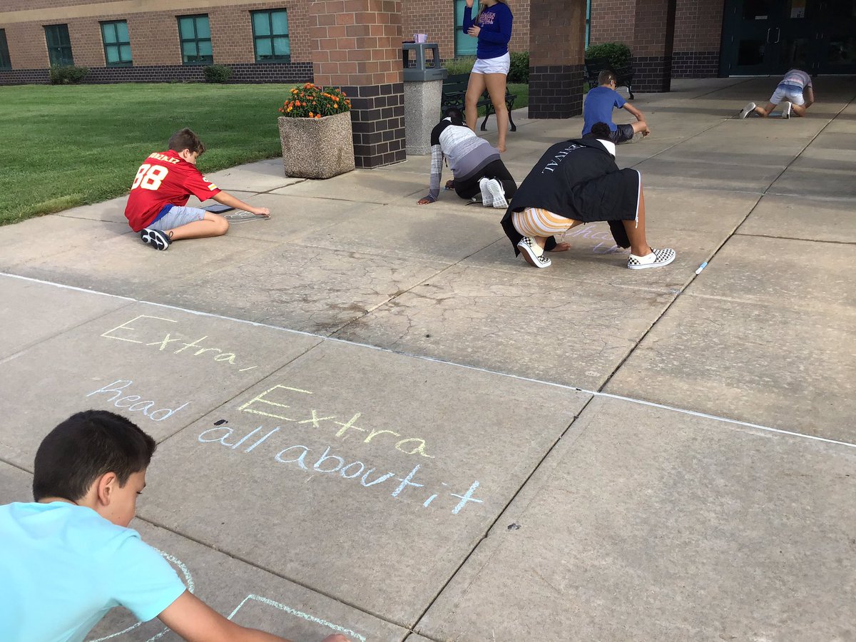 Hey, Wildcats! The first online issue of the student newspaper is ready for you! We’ve been busy advertising the new issue on the sidewalks today - check it out! newspapercst.wordpress.com