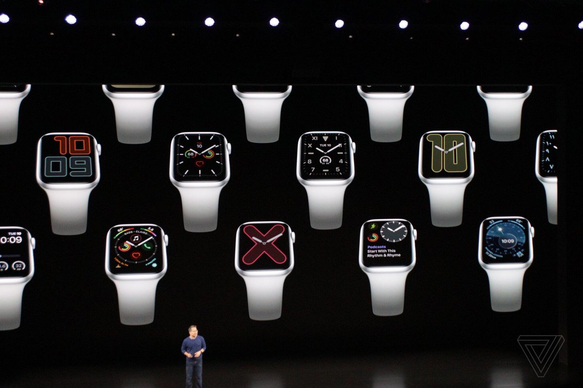 Apple часы на экране