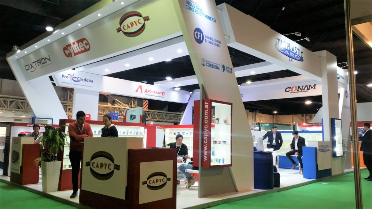 AgenciaProCba's tweet photo. 📢Programa #IntraNacional 🇦🇷 Sector #Plástico
Expo #EnvaseAlimentek 2019
➡️La Agencia ProCórdoba acompaña a la delegación de 7 empresas cordobesas que exponen en @CCostaSalguero, con el apoyo del #CFI.

@DixtronEnvases #Cylitec #Starplastic #AroPlastyc #IGB #Capyc #Conam 👏👏 https://t.co/CfUvbsK5iN