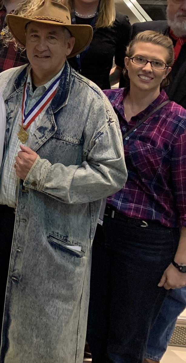 MissouriNGA's tweet photo. 1LT Amanda Griese was one of six company grade officers that MoNGA financially supported for Officer Professional Development at the recent NGAUS Conference in Denver. Here is 1LT Griese with former Missouri TAG MG (Ret.) Steve Danner at a conference event. https://t.co/ajpuUBqDiT