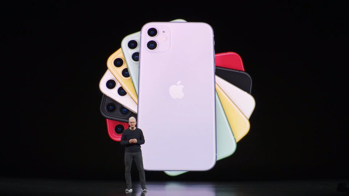 techetack's tweet image. 🔴 عاجل ورسميا

أبل تعلن عن #آيفون11 - الجيل الجديد من آيفون XR، مع كاميرا خلفية مزدوجة في منطقة مربعة، و6 ألوان متعددة.

#مؤتمر_أبل
#appleevent2019 #iPhone11