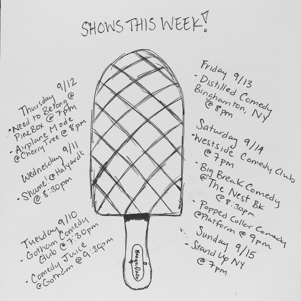 caitlinpeluffo's tweet photo. Here’s the ice cream I’ve been emotionally eating while watching the Great British Baking Show! Come to a show & let’s chat about cake week!
#artschoolfail #dickslayer #beast #beastspod #caitlinpeluffo #caitlinpower #caitlinpeluffocomedy #womenincomedy #brooklyncomedy #nyccomedy https://t.co/aJPrbJnXI1