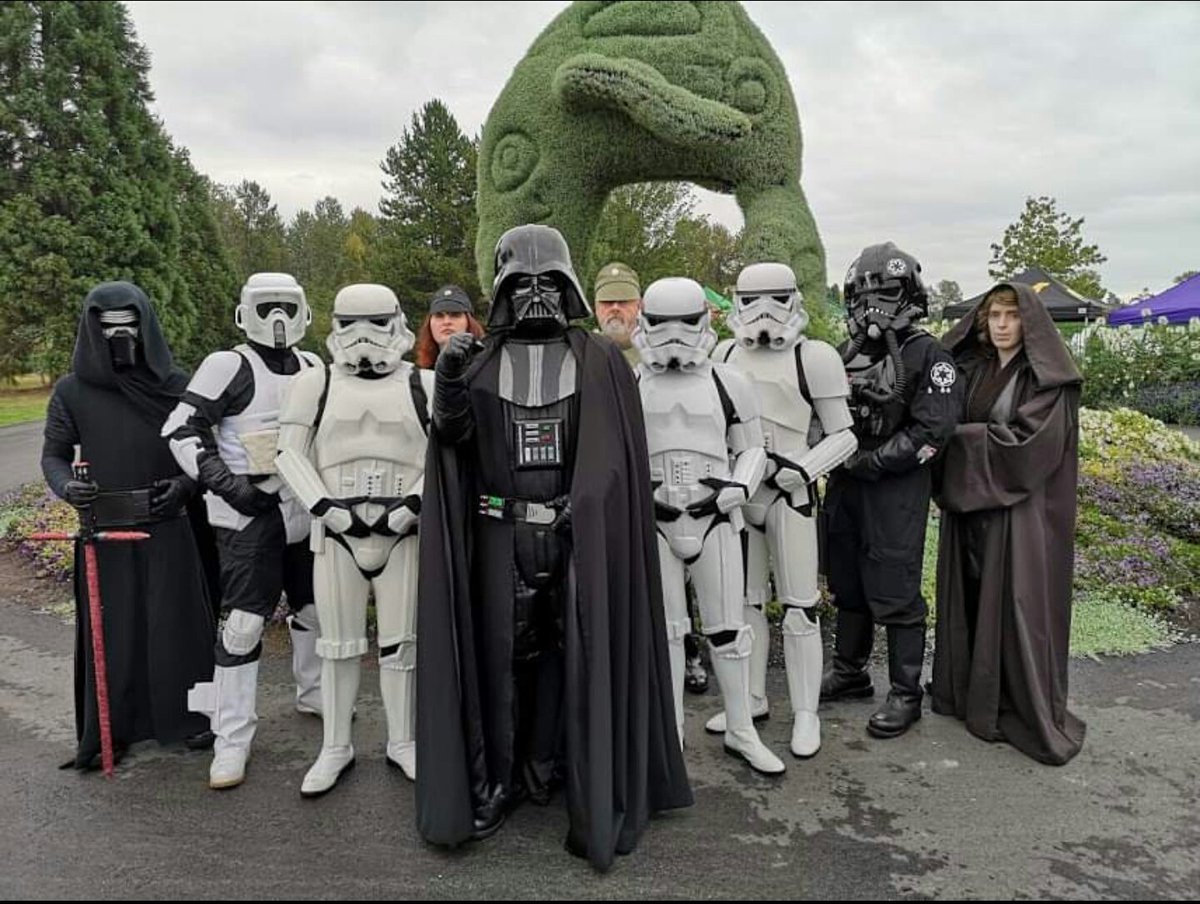 Outerrim501st's tweet photo. Had a great time at the #pawsforacause in Coquitlam to support the @BC_SPCA Thank you for all the donations. The little ewoks and wookies really appreciate it #badguysdoinggood
#badguysdoingwalkies https://t.co/tF9aShd43E