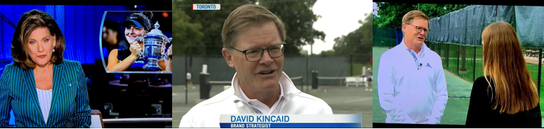 Level5Strategy's tweet photo. David Kincaid speaks to CTV National News about Building the Bianca Brand. “If you are not continually a winner, you really do not have the basis of the brand – she has to keep focused on her game!” View full CTV News coverage at (14:15) here https://t.co/qFaf5LOJzv #SheTheNorth https://t.co/4d3OV6CB9D
