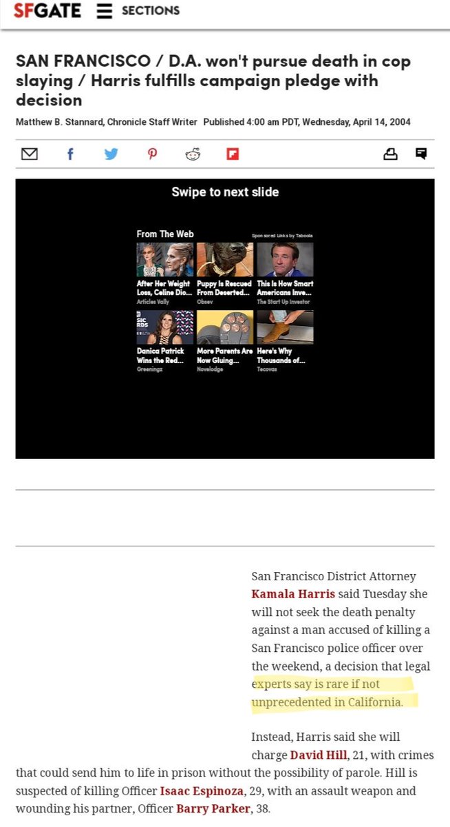 50 Times  #Kamala Accomplished/Advocated for  #CriminalJusticeReform5.DA-  #KamalaHarris refused to seek the death penalty even when pressured by members of her own party due to racial disparities in how it is applied6.DA- Created LGBT Hate Crime Unit