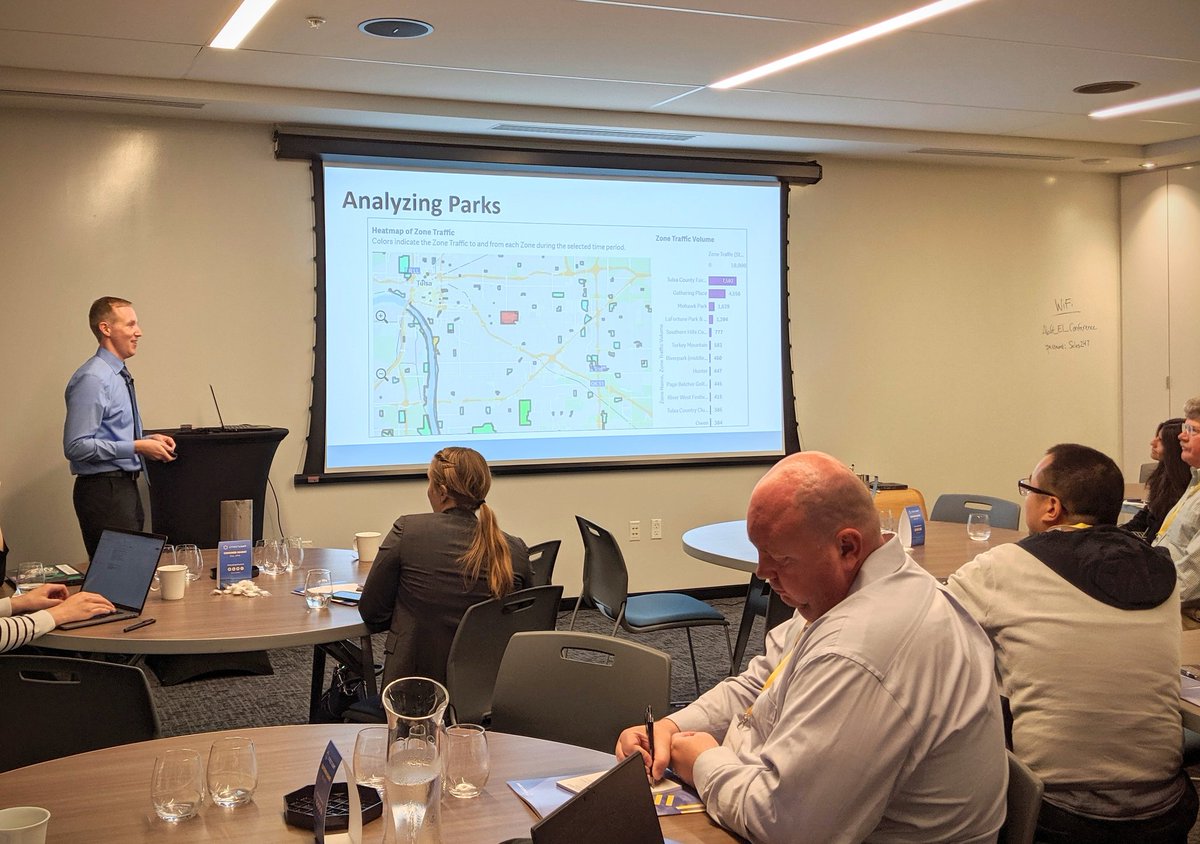 StreetLightData's tweet photo. Ty Simmons shared how the Indian Council of Governments uses StreetLight for an array of projects: determining # of park visitors, evaluating which landmarks along Route 66 are most visited, road closure planning, bike-ped analyses, and more.
#StreetLightSummit https://t.co/8wbQva0U77