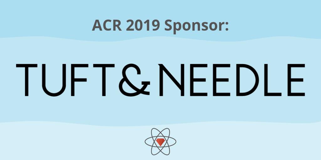 Thank you to #ACR2019 sponsor <a href="/TuftandNeedle/">Tuft & Needle</a>!

Two software developers started Tuft &amp; Needle in 2012 and totally changed the industry. It’s not just a mattress. It’s become an icon for how to solve a problem.

hubs.ly/H0kHH3T0