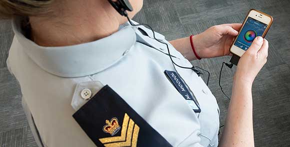 rcmpgrcpolice's tweet photo. Every police officer will face stress at some point in their career. Learn more about a resilience program and technology that one RCMP officer has developed to help her co-workers better cope with stress on the job. https://t.co/R4RYUaiS6A https://t.co/rgbgz8DICR