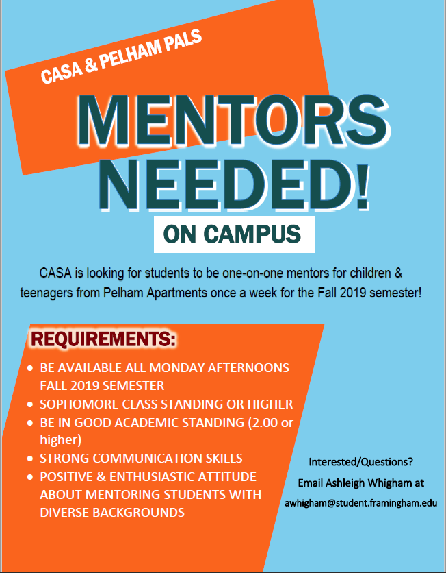 Become a Pelham Pal Mentor! Apply by September 20th.