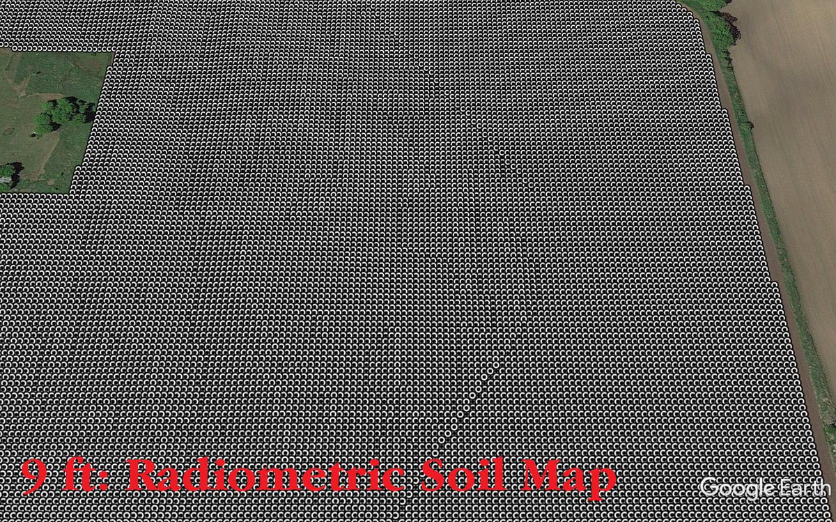 michaeldunnCCA's tweet photo. High Resolution #Soil Mapping
Compare soil data point density between: 2.5 acre grid, EC 40 ft swath & soils #Imagery (RSM) 9 ft resolution.
#PrecisionAg #BeyondNDVI #MNAg https://t.co/aKXcTtr2mi