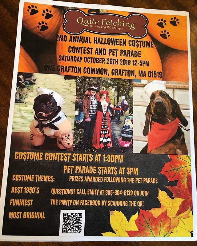 QuiteFetching17's tweet photo. #savethedate !! #dogsofboston #dogsofmassachusetts #shopwoo #shopgraftonma #dogparade #halloweendogs #halloweendog #doghalloweencostume #community #fun #joinus #quitefetchingllc https://t.co/gvhapnEuXy https://t.co/DD1cpRXE2h