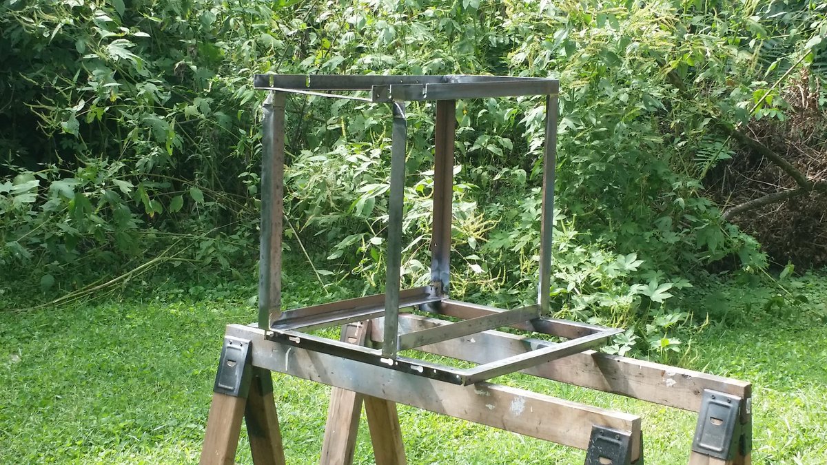 This is the nearly complete frameIt has been dry fit with a/c coil and furnaceStill has some panning to finish where it reduces the opening from old furnace to newSadly I must finish it another day as I ran out of materials