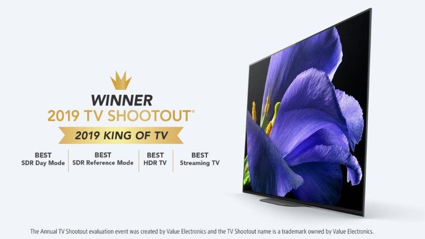 SonyElectronics's tweet photo. 🙌 🏆 (The Sony A9G MASTER Series BRAVIA OLED 4K HDR TV.) #SonyMasterSeries https://t.co/Hi8lu7WAVr https://t.co/fxm7FlxkH6