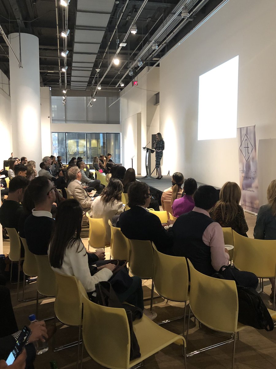 Another #FashionTechTo event. Excited to lear from the community! #FashionTech #Toronto