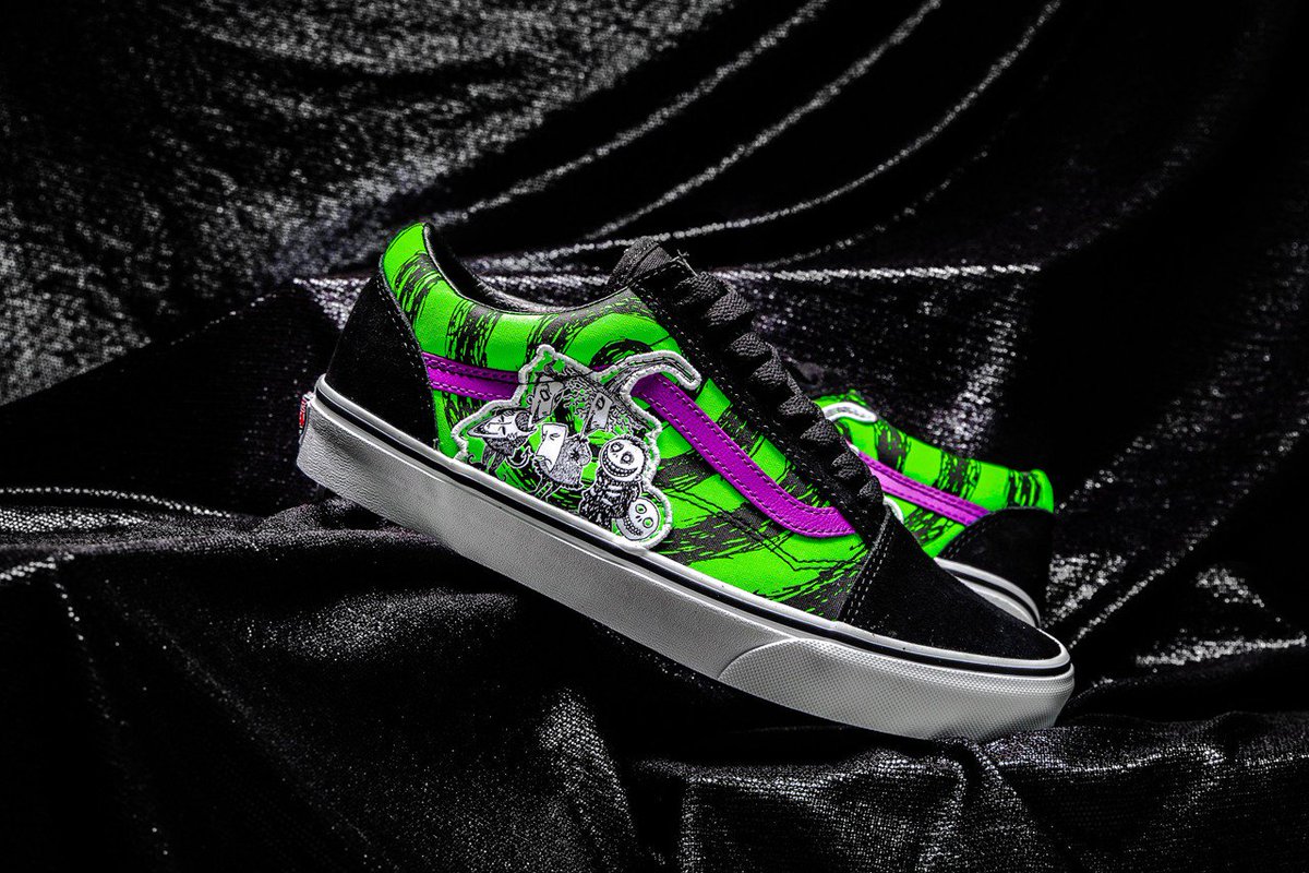 ModernNotoriety's tweet photo. Vans x The Nightmare Before Christmas is arriving just in time for Halloween. 🎃 https://t.co/CMVL0SJcTV https://t.co/eU0ZD7Bb5u