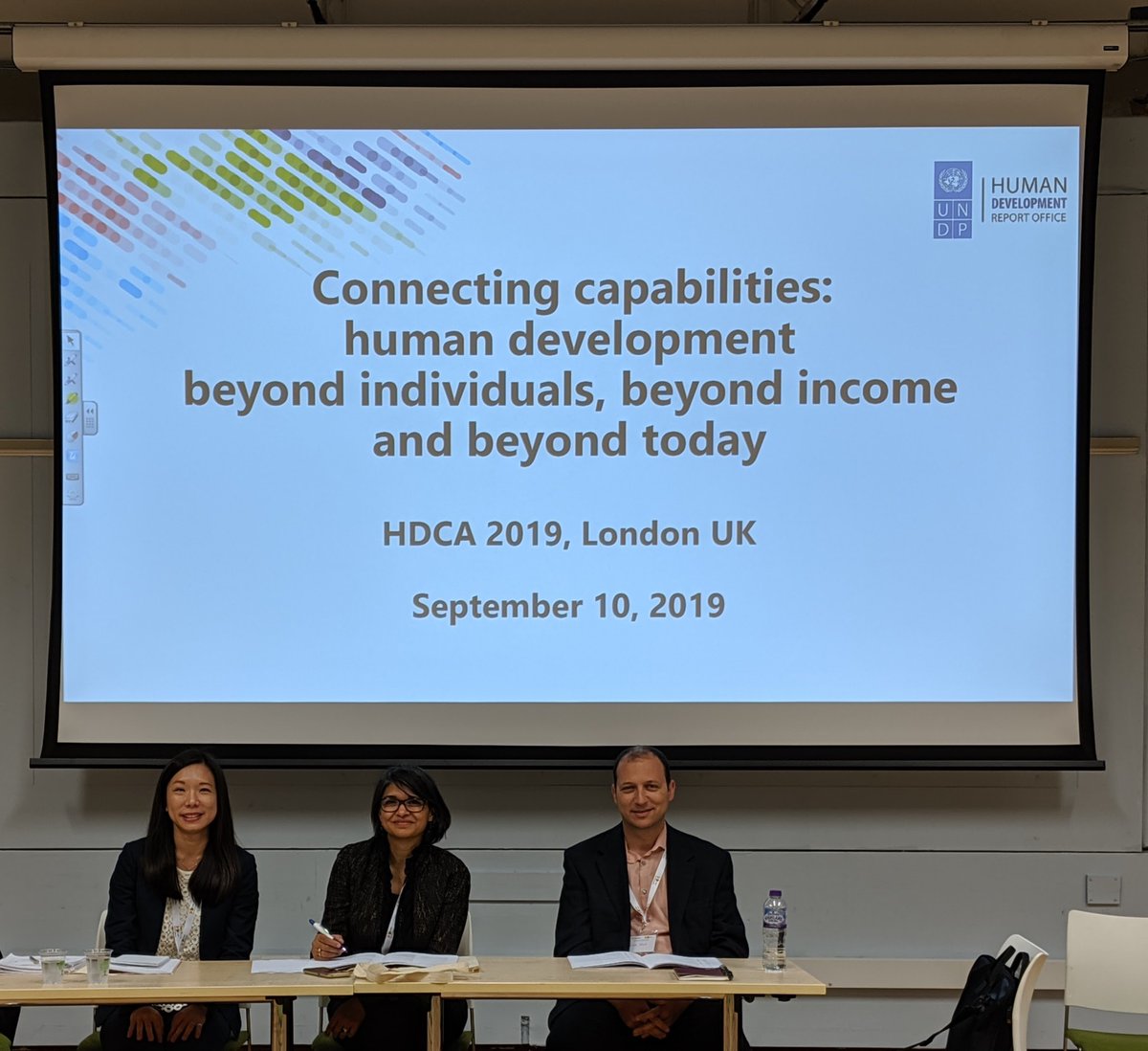 HDRUNDP's tweet image. Today at #HDCA2019, @HDRUNDP colleagues shared how the office is working to reimagine #humandev, looking #beyondincome, beyond averages &amp;amp; beyond today, and how this new framework can be considered in the context of the #SDGs.  bit.ly/2YeuMMs