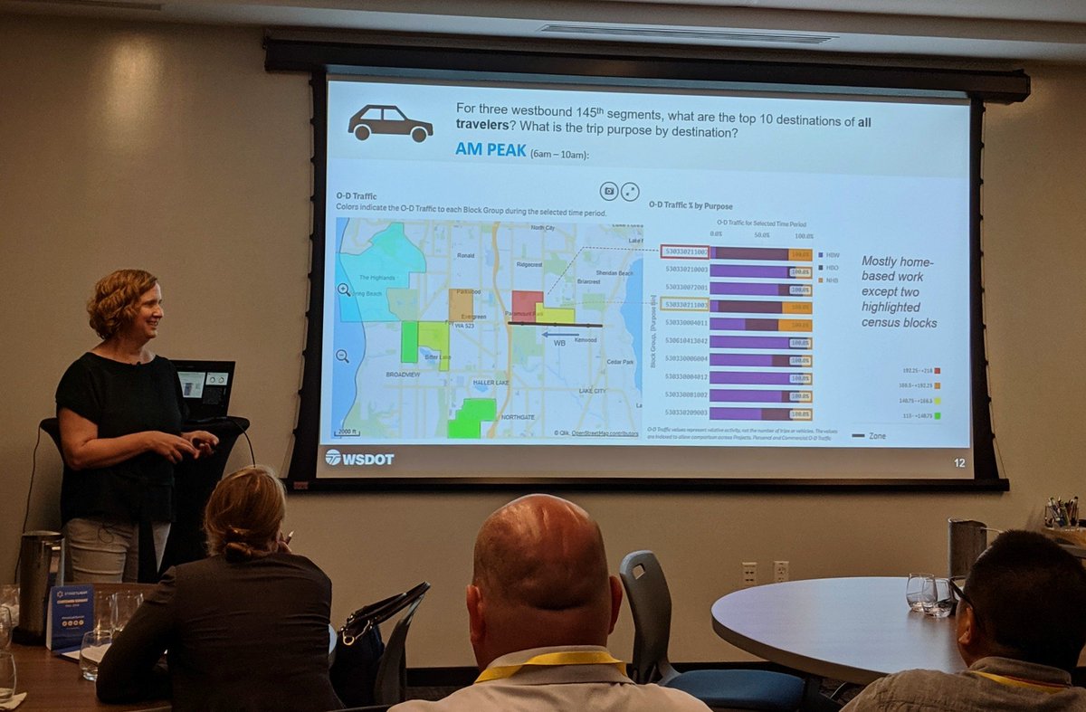 StreetLightData's tweet photo. When planning future transit routes, Lisa Ballard of @wsdot likes that StreetLight provides "more data to think about." Their Regional Transit Coordination is using #BigData to reduce commutes and give bicyclists and pedestrians direct and safe routes.
#StreetLightSummit https://t.co/Awv6IkTLUD