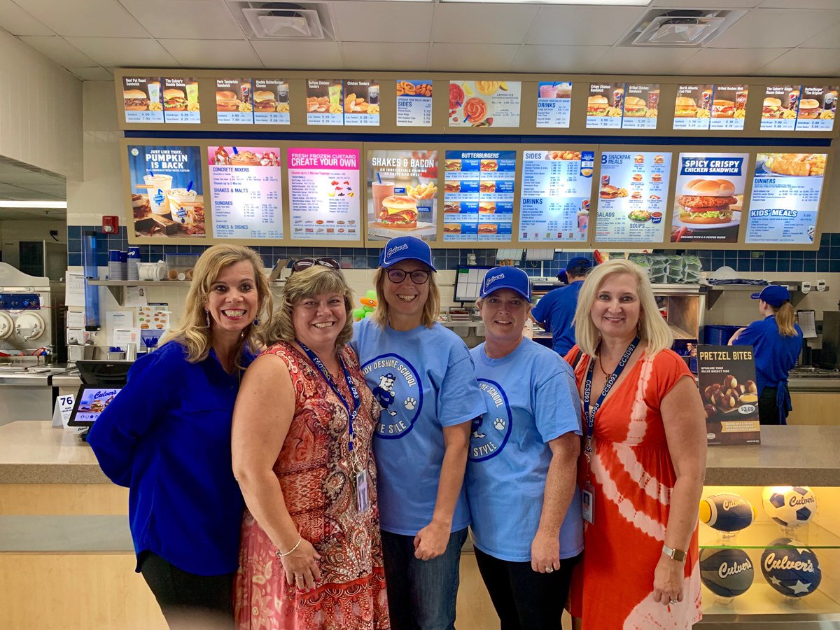 Had a blast at <a href="/culvers/">Culver's Restaurants</a> tonight helping to earn money for <a href="/RoyDeShane/">Roy DeShane</a> PTA <a href="/DebbieMilas/">Debbie Milas</a> <a href="/lisalantzjones/">Lisa Jones</a> What an AMAZING turnout!