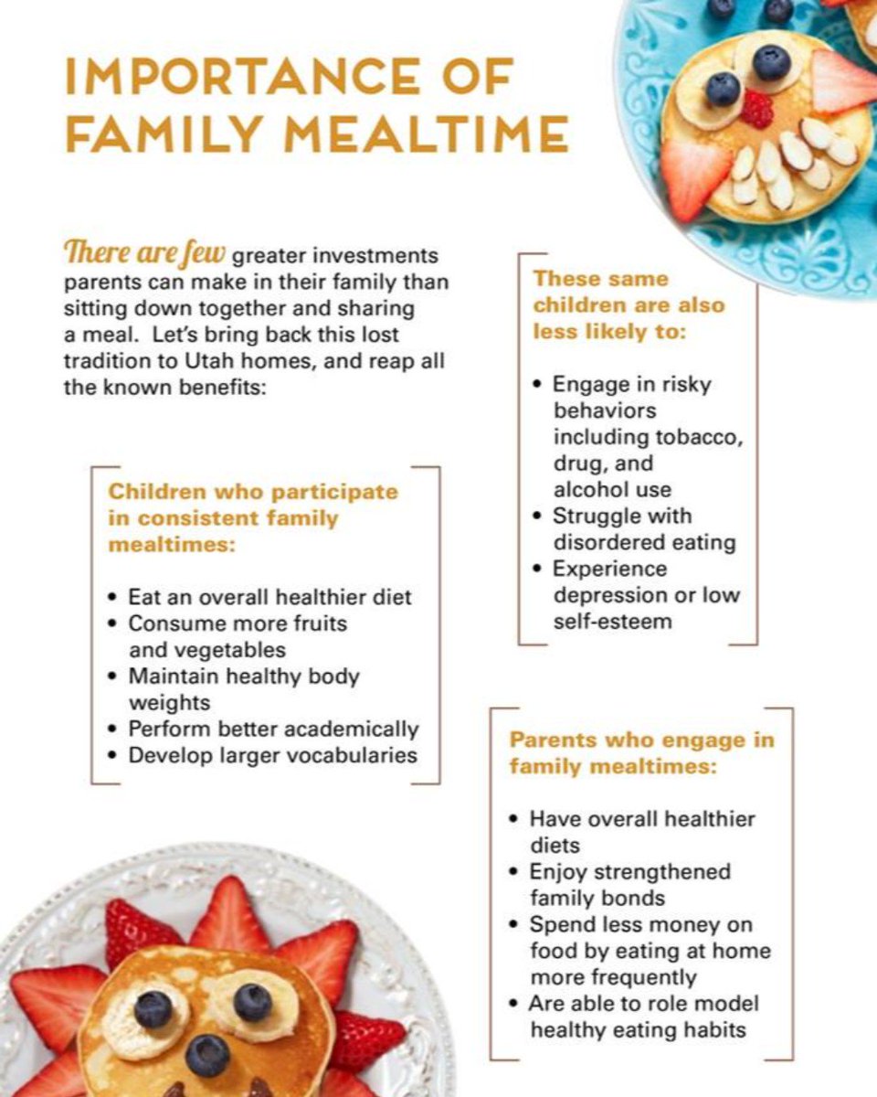 September is Family Mealtime Month! Here are a few reasons why eating as a family is important.

#foodsenseutah #familymealtime